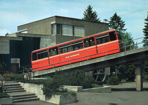 Dolderbahn, Zahnradbahn Vorderseite