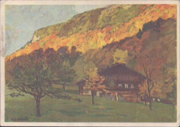 H.-B. Wieland, Das Haus am Wald Vorderseite