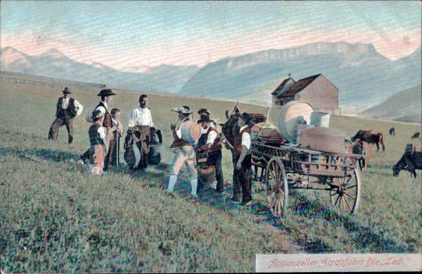 Appenzeller Alpabfahrt, die Ledi Vorderseite