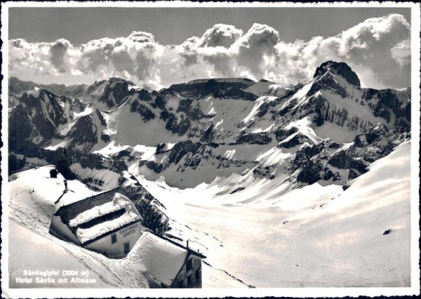 Hotel Säntis mit Altmann Vorderseite