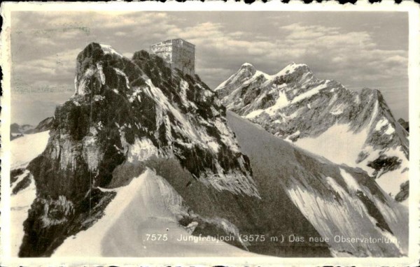 Jungfraujoch, Observatorium Vorderseite