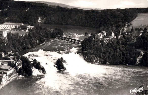 Schaffhausen - Neuhausen. Rheinfall Vorderseite