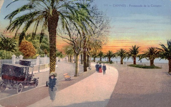 Cannes, Promenade de la Croisette Vorderseite