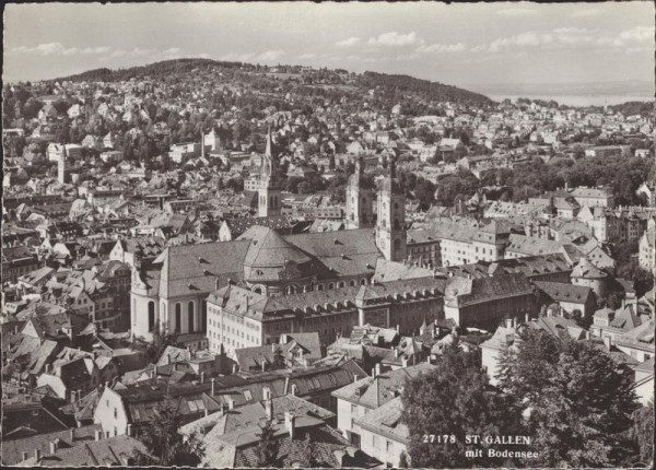 St. Gallen mit Bodensee Vorderseite