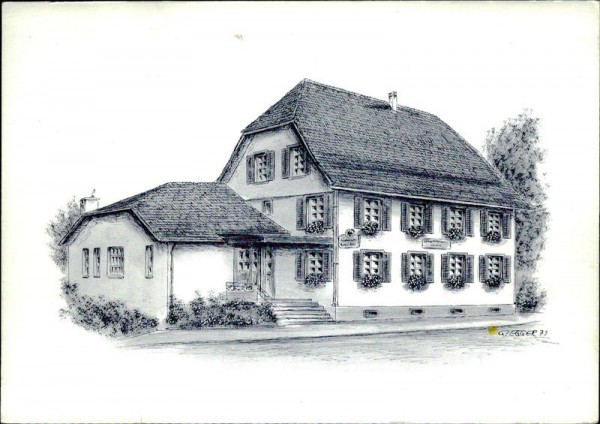 Buttwil, Landgasthof Guggibad, Bettwil Vorderseite