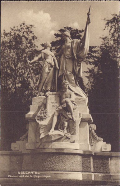 Neuchâtel - Monument de la Republique
