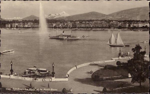 Genf, Mon Blanc Vorderseite