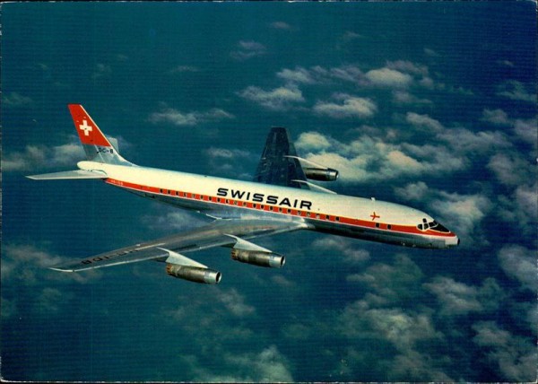 Swissair, DC 8 Vorderseite