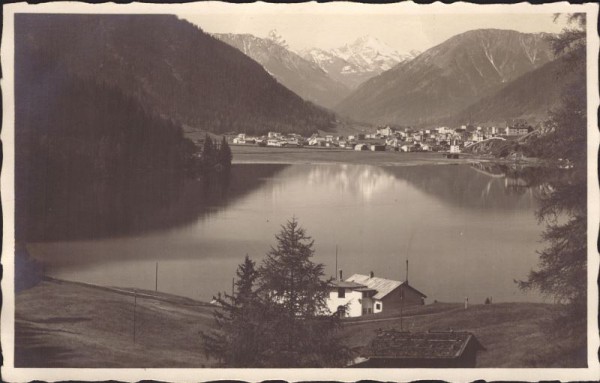 Blick auf Davos (1560m). 1927