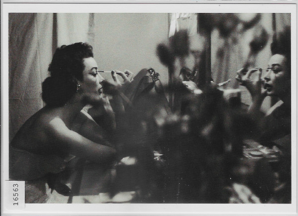 Dorian Leight, backstage - New York City 1952