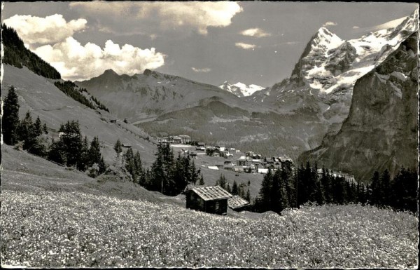 Mürren (Wetterhorn, Eiger)  Vorderseite