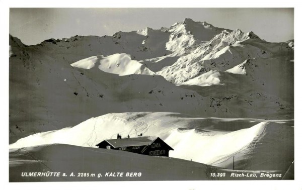 Ulmerhütte, Kalte Berg Vorderseite