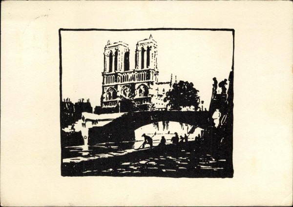 Notre Dame in Paris/E.Steinmann Vorderseite