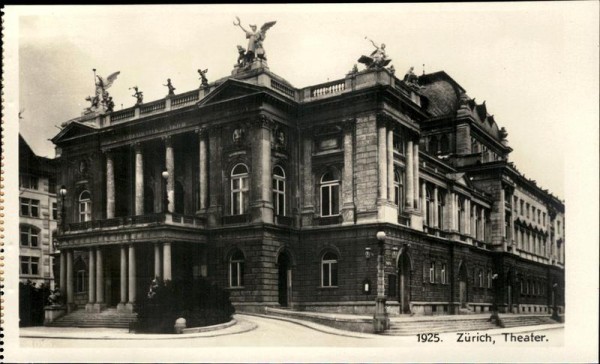 Zürich, Theater Vorderseite