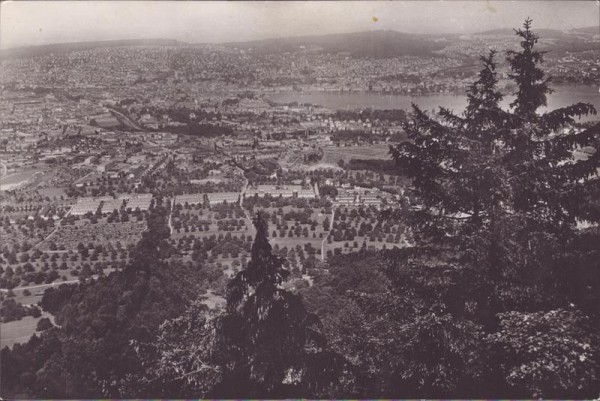 Uto Kulm, Aussicht auf die Stadt Vorderseite