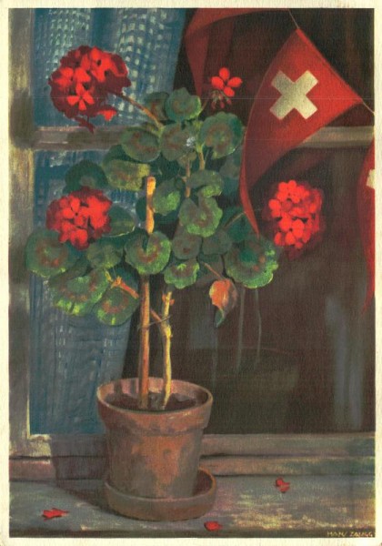 Blume, Hans Zaugg Vorderseite