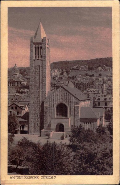 Antoniuskirche Zürich Vorderseite