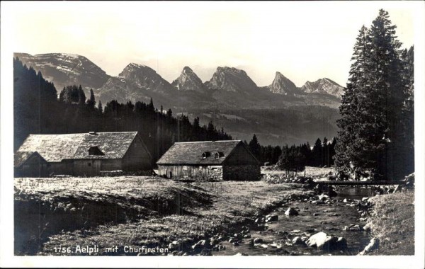 Aelpli mit Churfirsten Vorderseite