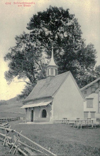 Stoos, Schlachtkapelle Vorderseite