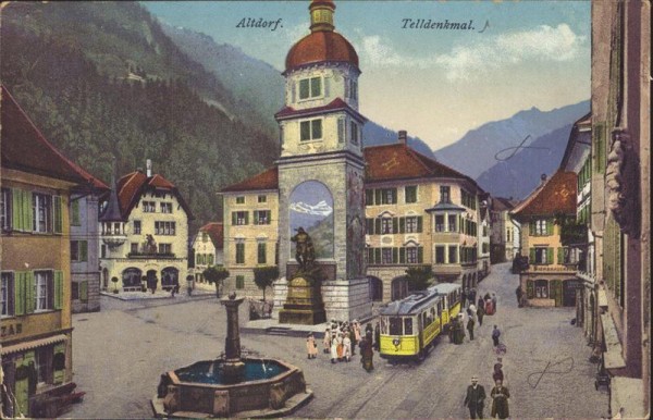 Telldenkmal (Altdorf) Vorderseite