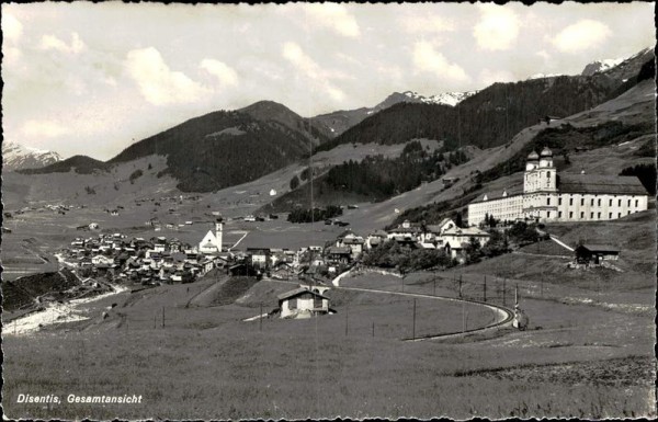 Disentis, Gesamtansicht Vorderseite