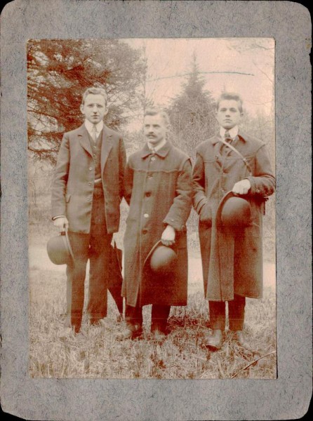 Drei Herren, Mai 1910 Vorderseite