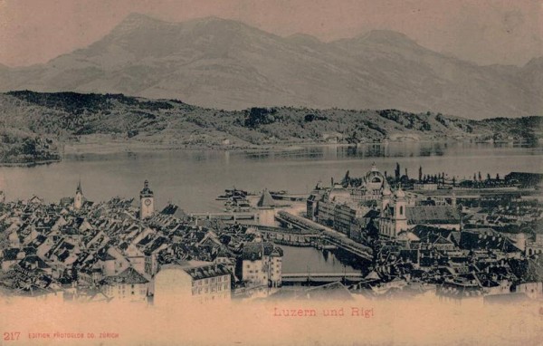 Luzern und Rigi Vorderseite