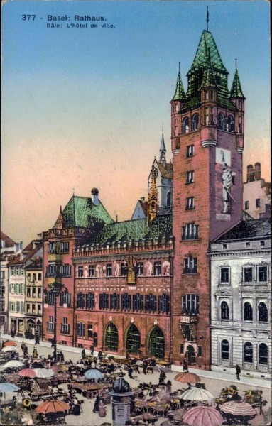 Basel, Rathaus Vorderseite