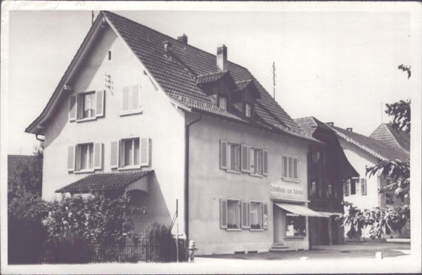 unbekanntes Haus, Schuhaus zum Bahnhof Vorderseite