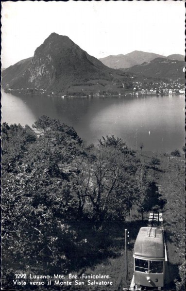 Lugano Mte Bré, Funicolare Vorderseite