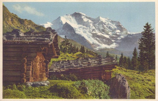 Gebirgslandschaft mit Jungfrau