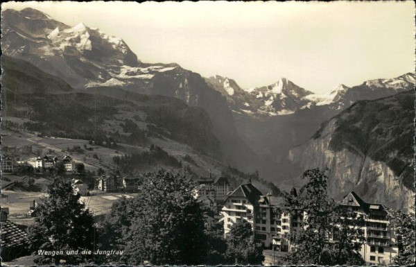 Wengen und die Jungfrau Vorderseite
