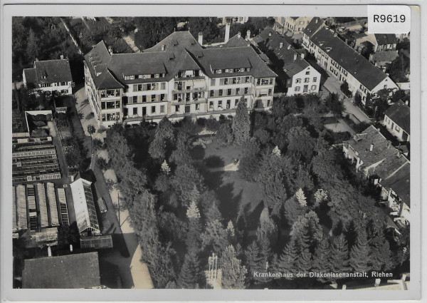 Flugaufnahme Riehen Krankenhaus der Diakonissenanstalt - Photo: Aviatik beider Basel