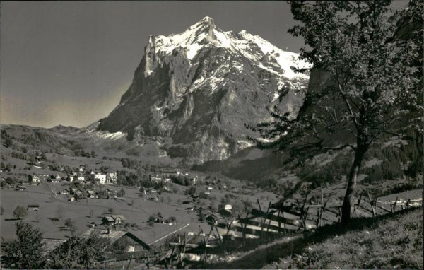 Grindelwald mit Wetterhorn Vorderseite
