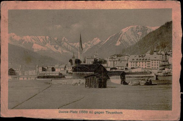 Davos-Platz gegen Tinzenhorn Vorderseite