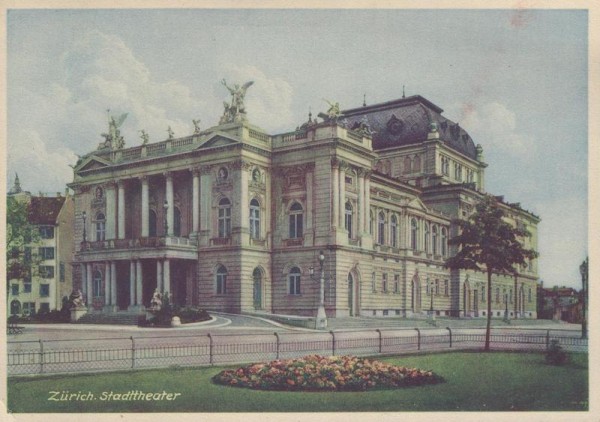 Zürich, Stadtteater Vorderseite