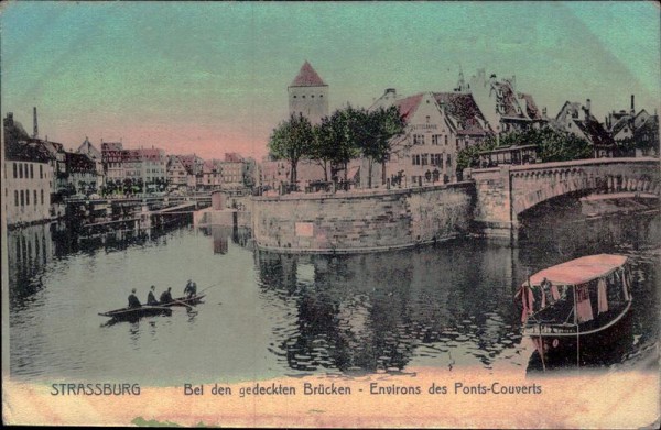Strassburg, bei den gedeckten Brücken Vorderseite