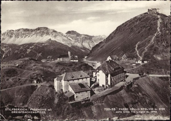 Stilfser Joch/Passo dello Stelvio (2757 m) Vorderseite