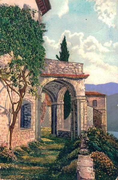  Lago di Lugano. Morcote. 1921 Vorderseite