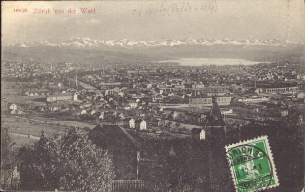 Zürich von der Waid