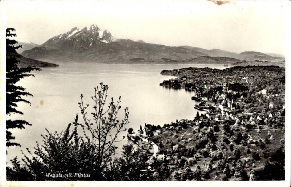 Weggis mit Pilatus Vorderseite