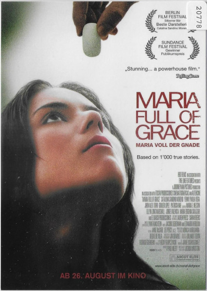 Maria Full of Grace - Filmkarte