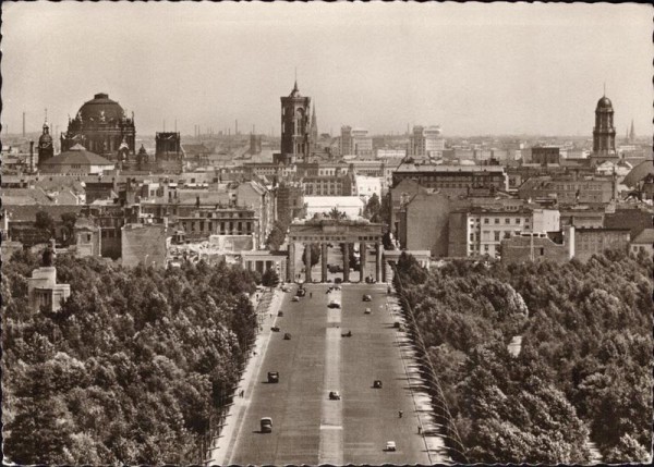 Berlin - Blick von der Siegessäule Vorderseite
