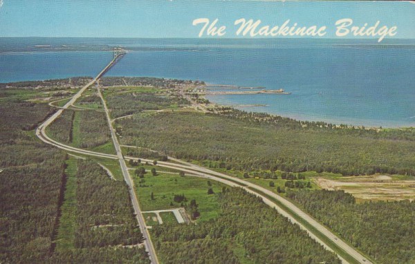 the Mackinac Bridge, Michigan