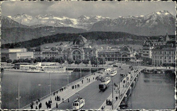 Luzern, Neue Seebrücke Vorderseite