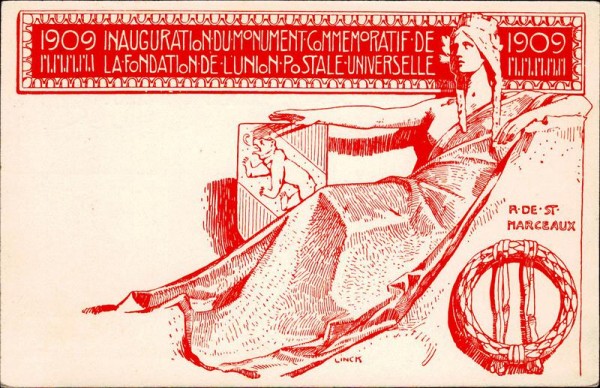 Inauguration du monument... 1909 Vorderseite