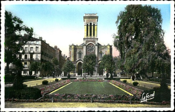 Saint-Etienne "Loire", Place J. Jaurès, Eglise Saint-Charles Vorderseite
