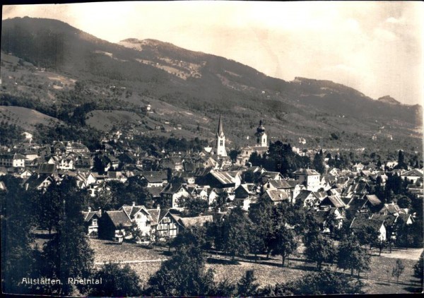 Altstätten, Rheintal Vorderseite