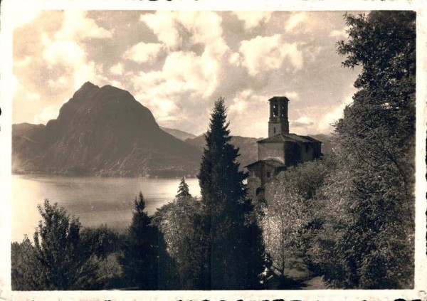Lugano. Èglise de Castagnola. 1941 Vorderseite