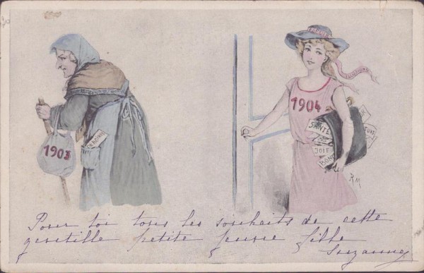 1903, 1904 Vorderseite